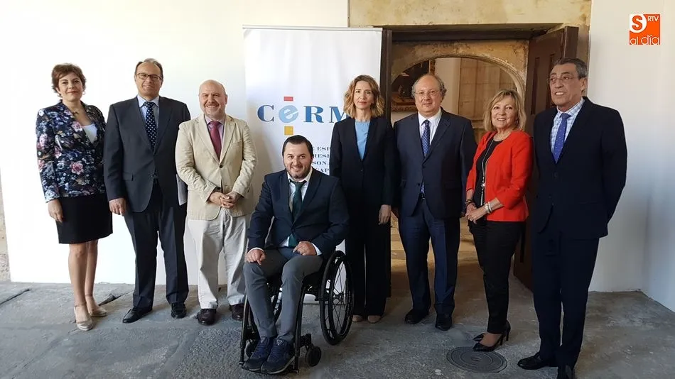 Reunión del comité ejecutivo nacional de CERMI en la capilla del Colegio Fonseca