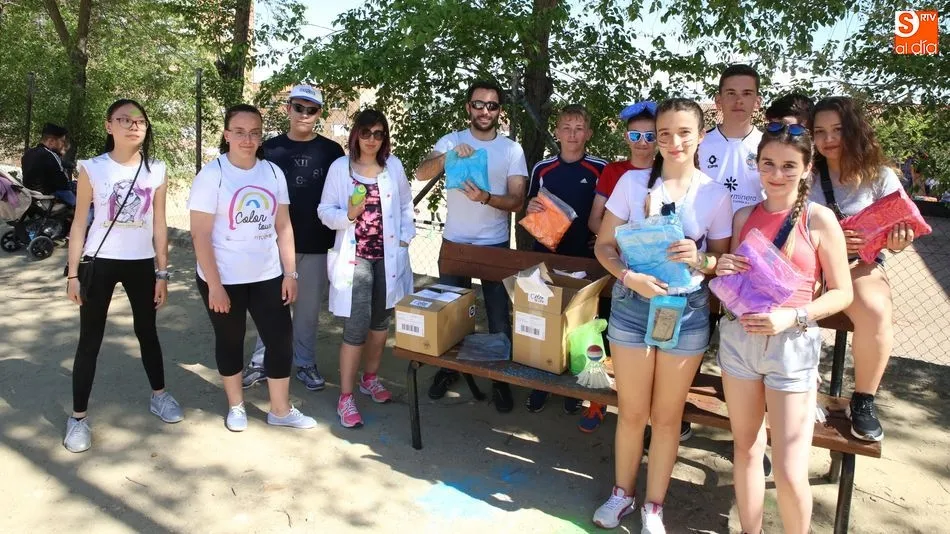 Alumnos y profesores, durante la actividad. Fotos: Alberto Martín