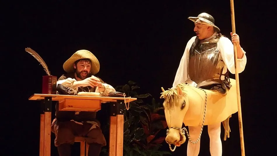 Representación de Instantes con Cervantes, de Kamaru Teatro