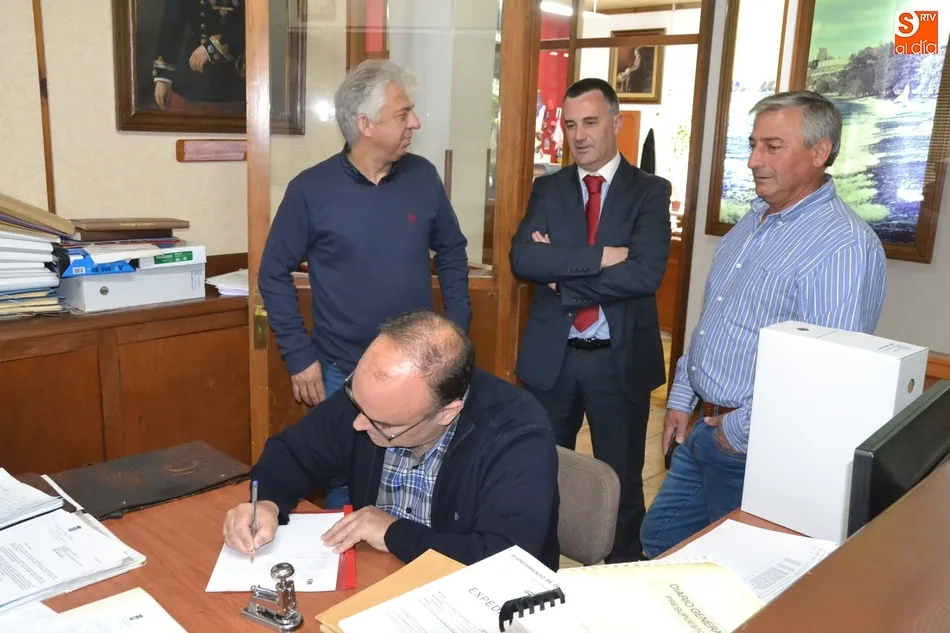 Registro de las firmas en la mañana del viernes