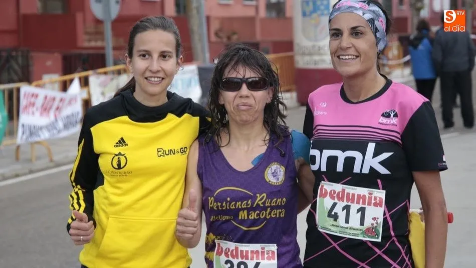 Verónica Sánchez, Isabel Almaraz y Rosa Tamames, tras la prueba. Fotos: Alejandro López