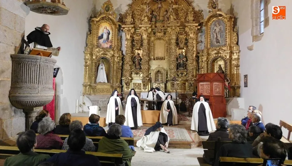 La parroquia de san Sebastián y san Fabián abrió sus puertas a Teresa, la jardinera e la luz