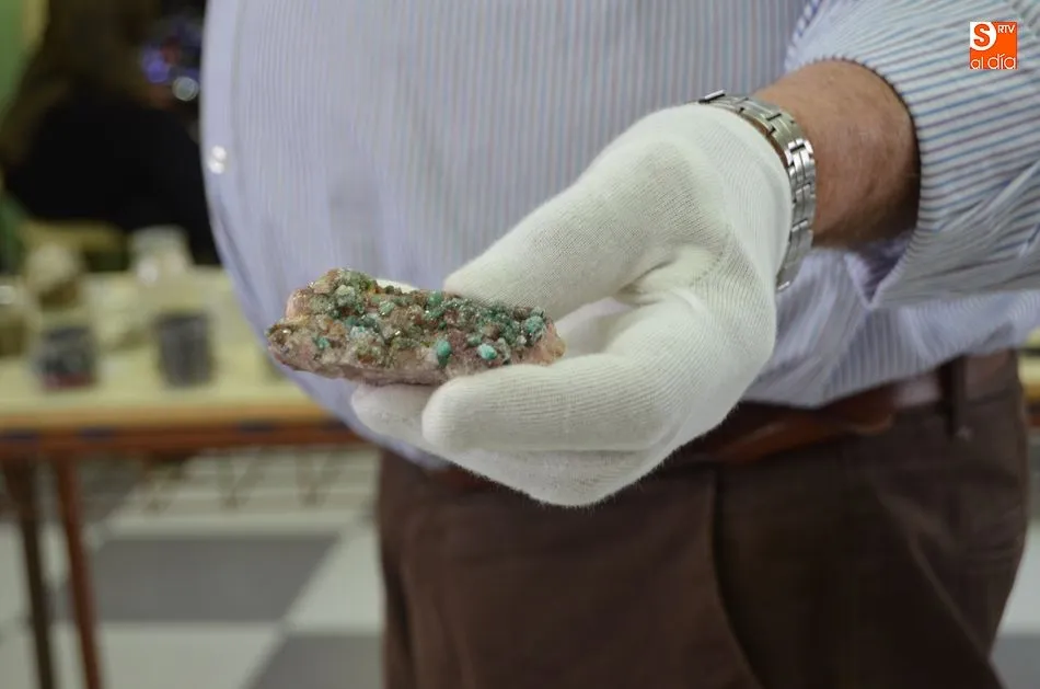 Foto 4 - Jes&uacute;s Arana ofrece en el EPA una clase magistral con una muestra de m&aacute;s 500 minerales  