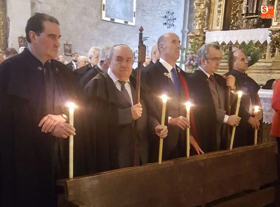 Gaspar actuó de mayordomo acompañado por su familia