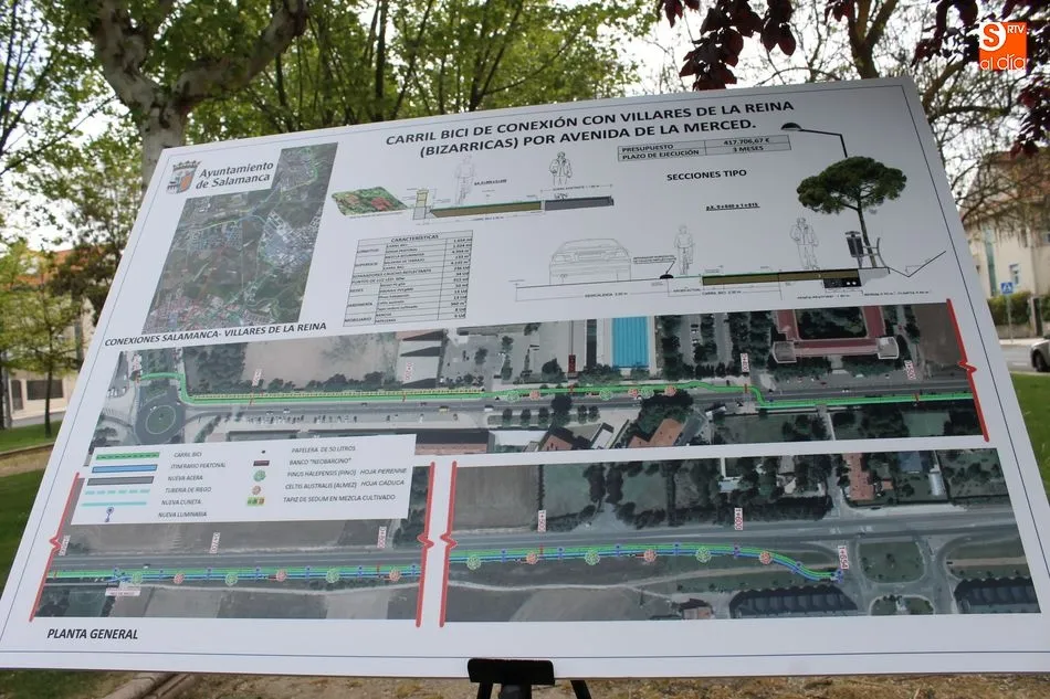 Foto 2 - Salamanca y Villares de la Reina estar&aacute;n conectados por un carril bici y una senda peatonal