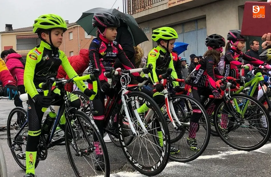 Imagen de la Copa de Escuelas de Ciclismo celebrada en Cuellar a finales de abril. Foto: EC Bejarana Guillén