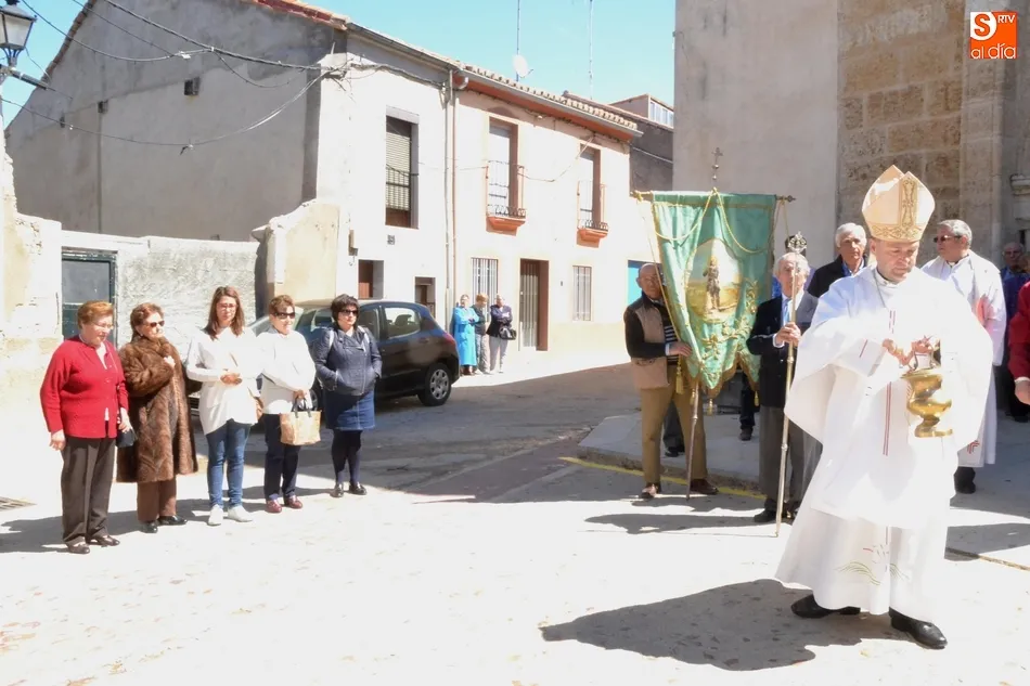 Foto 5 - Cancelada la procesi&oacute;n de San Isidro en San Andr&eacute;s tras estar a punto de irse al suelo su imagen  