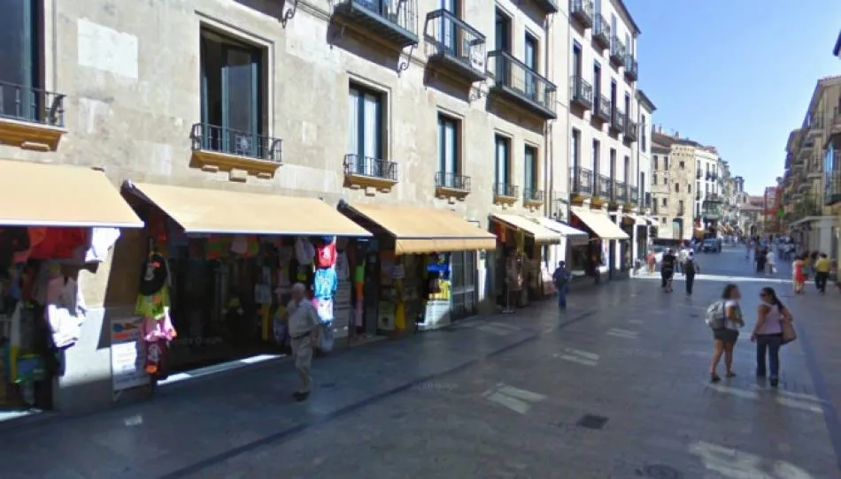 Calle La Rúa, donde tuvo lugar la detención