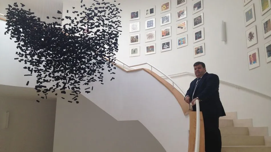 El concejal de Cultura, Francisco Miguel Garcia, en el Museo de Arte del Ayuntamiento