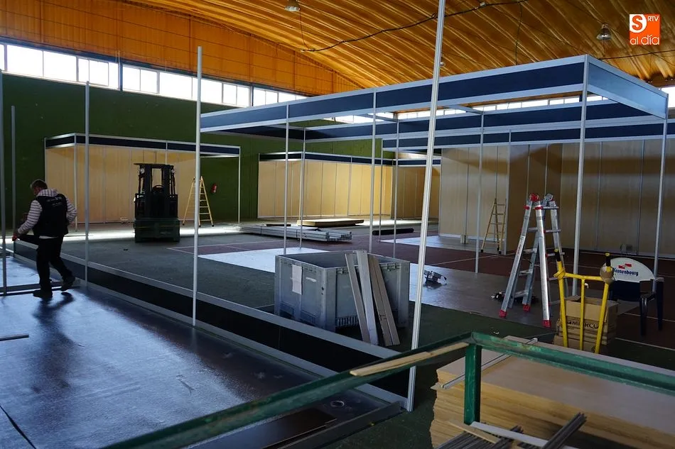 Foto 3 - La FIC 2018 comienza a tomar forma en el recinto ferial de Guijuelo