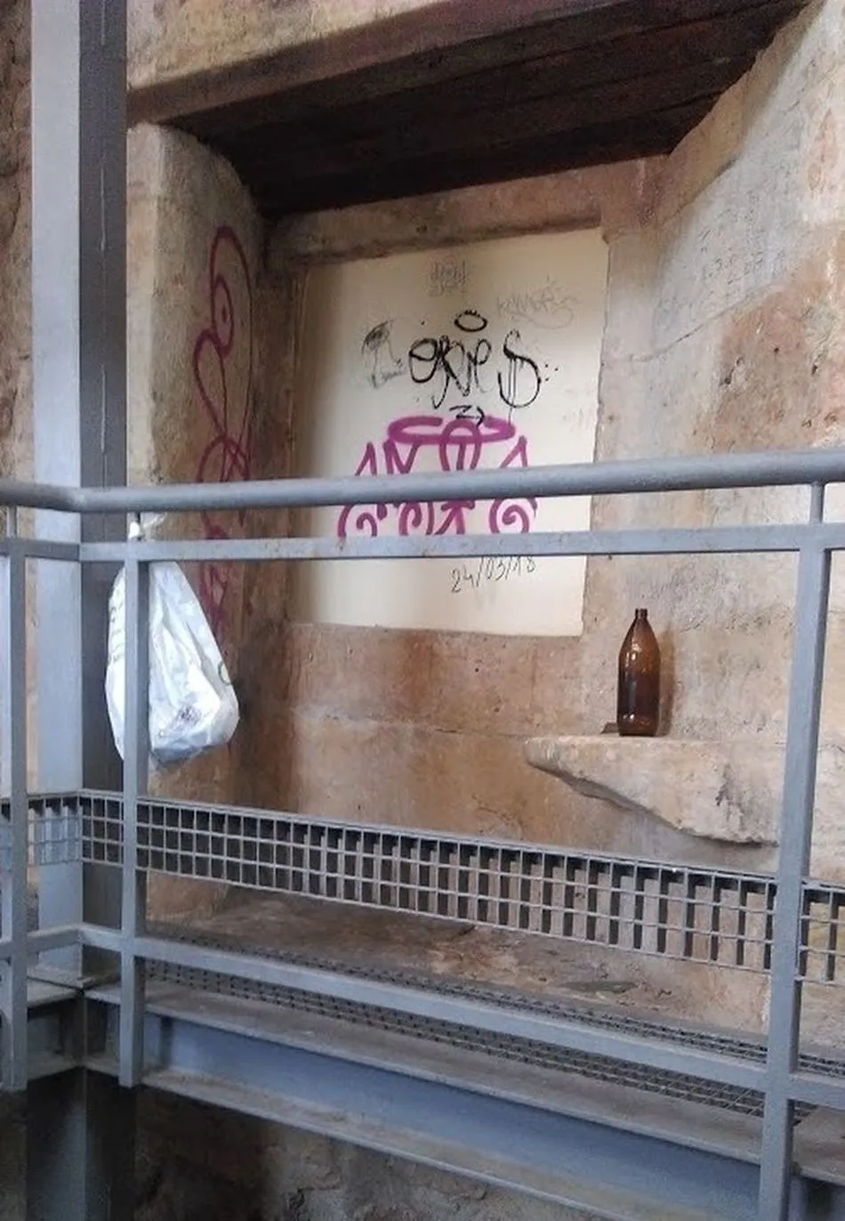 Foto 2 - Las muestras de vandalismo no cesan en la Torre del Marqu&eacute;s de Villena  