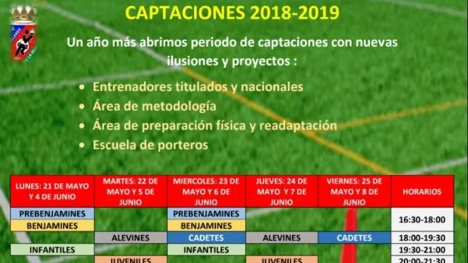 El CD Villares abre su campaña de captación para la próxima temporada
