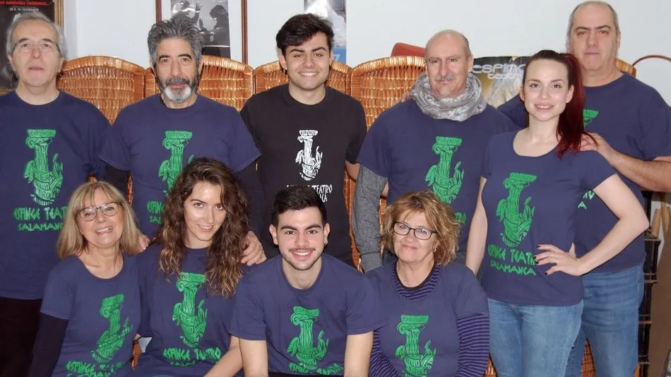 Integrantes del grupo salmantino Esfinge Teatro