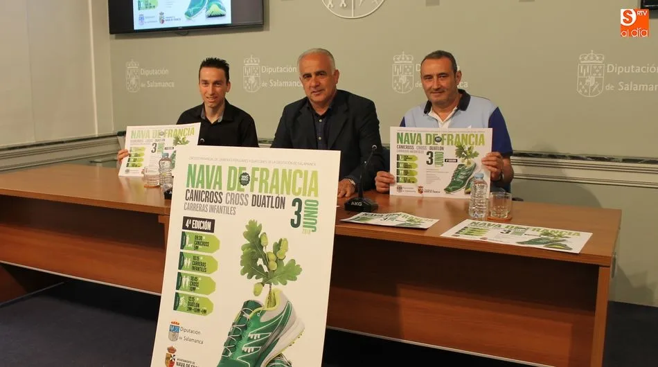 Efrén Mateos, Jesús María Ortiz y Julián González han presentado las pruebas deportivas