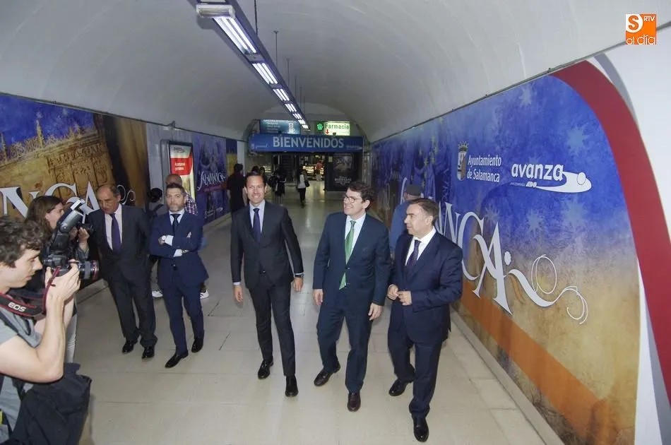 Foto 2 - La imagen del VIII Centenario de la Universidad se promociona en Madrid