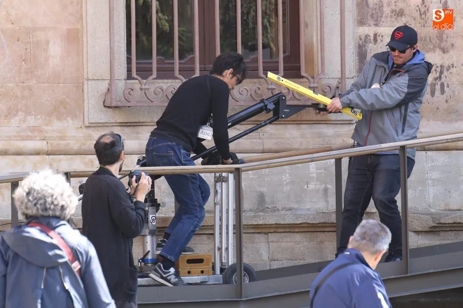 Foto 2 - Salamanca se transforma en la Italia del Renacimiento por el rodaje de &lsquo;Magi&rsquo;