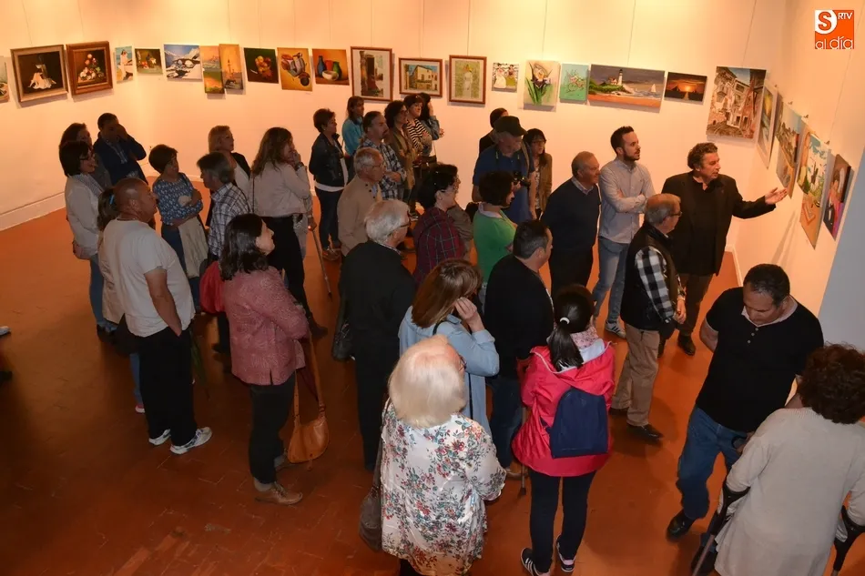 Abierta la exposición de la gran familia del Taller Municipal de Pintura  