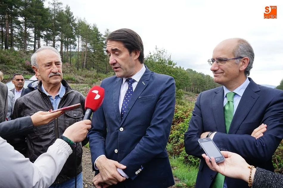 Foto 8 - Junta y Diputaci&oacute;n presentan oficialmente la construcci&oacute;n del azud de La Alberca