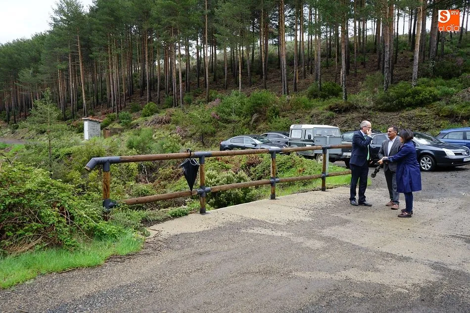 Foto 3 - Junta y Diputaci&oacute;n presentan oficialmente la construcci&oacute;n del azud de La Alberca