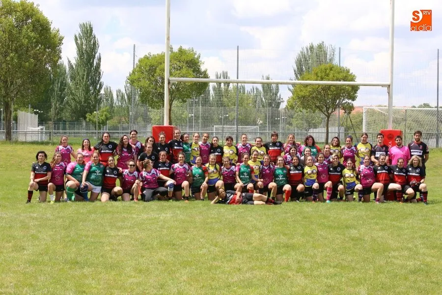 Participantes en el jornada de rugby contra la desigualdad / Foto: Alberto Martín
