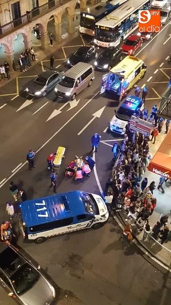 Foto 8 - Un motorista colisiona contra un turismo en la confluencia de las calles Correhuela y Gran V&iacute;a  
