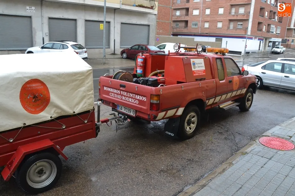 Foto 4 - Un fort&iacute;simo aguacero provoca numerosos problemas en Ciudad Rodrigo  