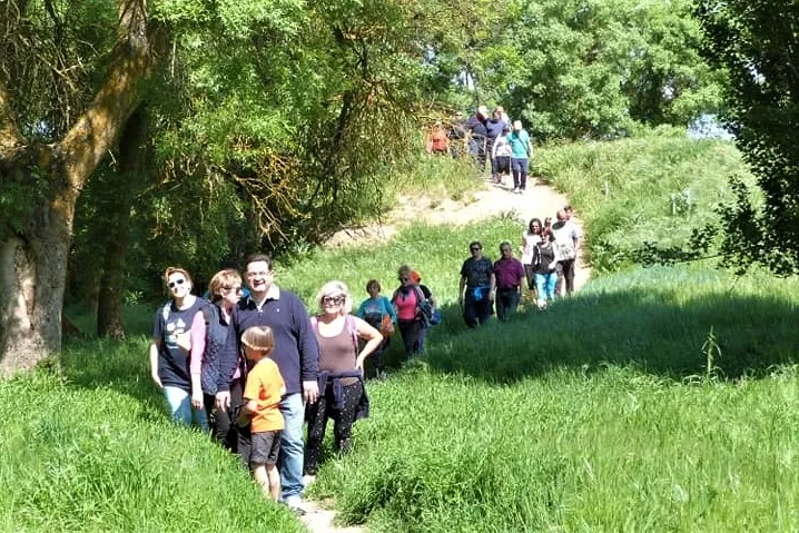 Personas de todas las edades se sumaron a la marcha