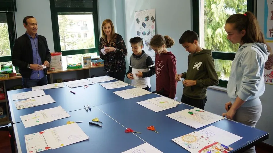 Miembros del jurado durante la elección del cartel de las fiestas del Señor