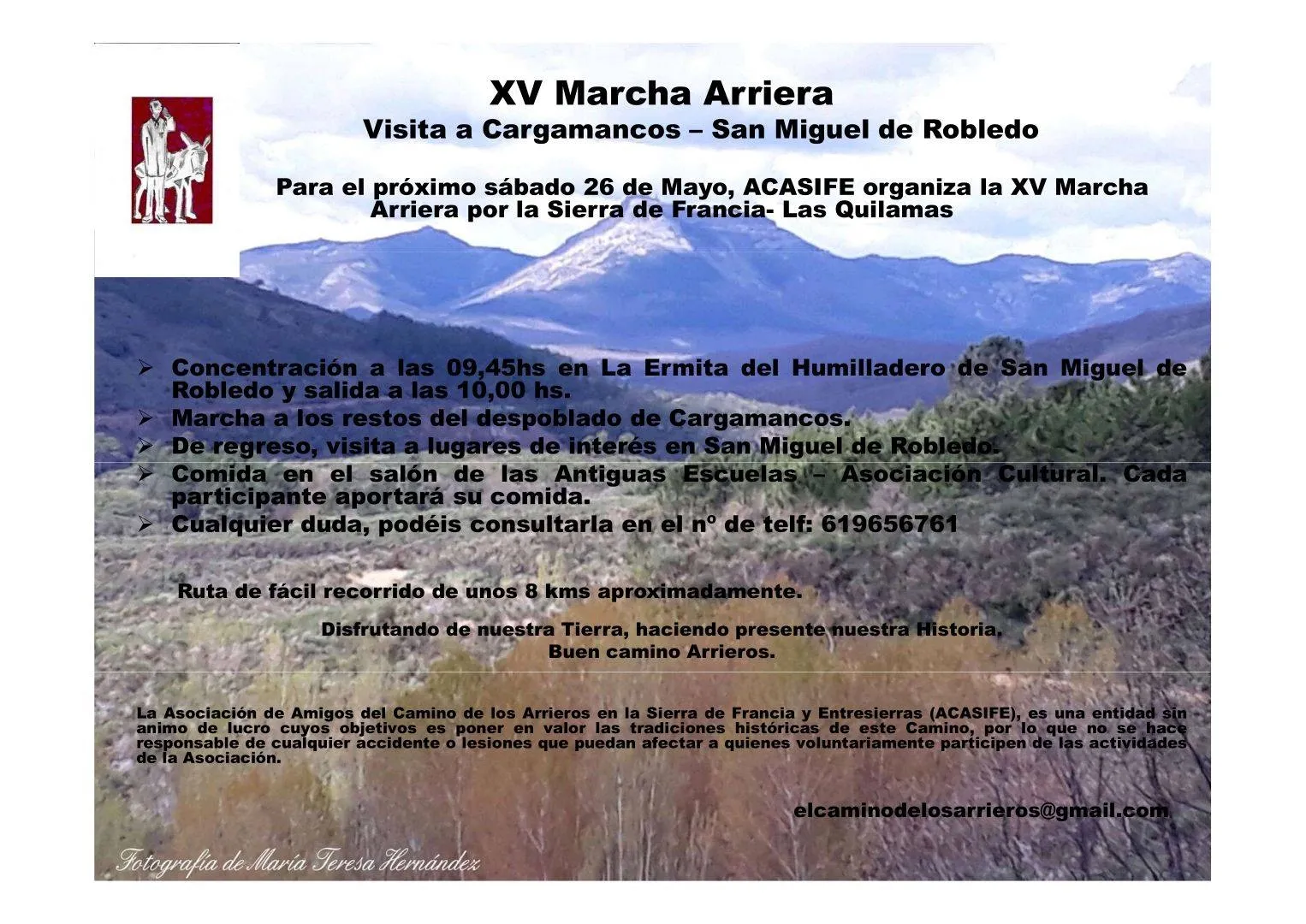 Foto 2 - Acasife celebra su nueva marcha senderista en San Miguel del Robledo