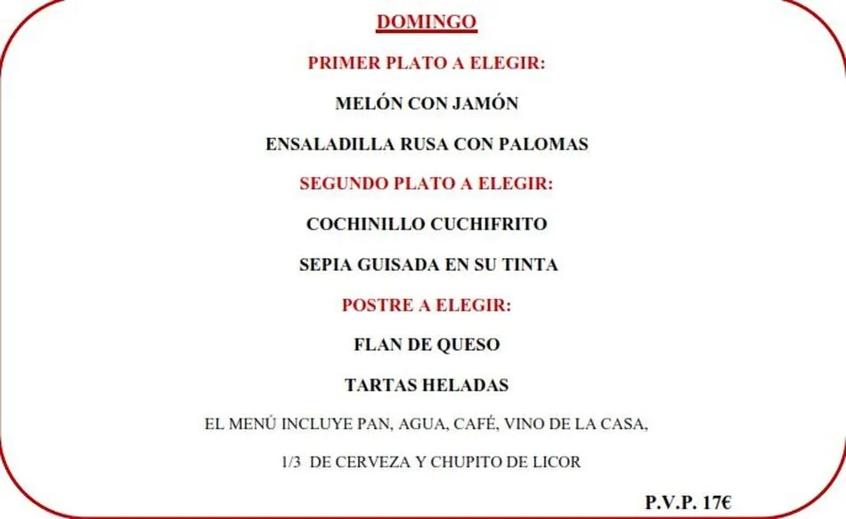Foto 2 - Restaurante El Retiro ofrece un men&uacute; especial para cada d&iacute;a de Corpus  