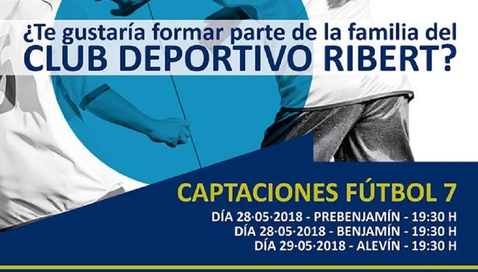Arrancan las captaciones de jugadores del CD Ribert para la próxima temporada