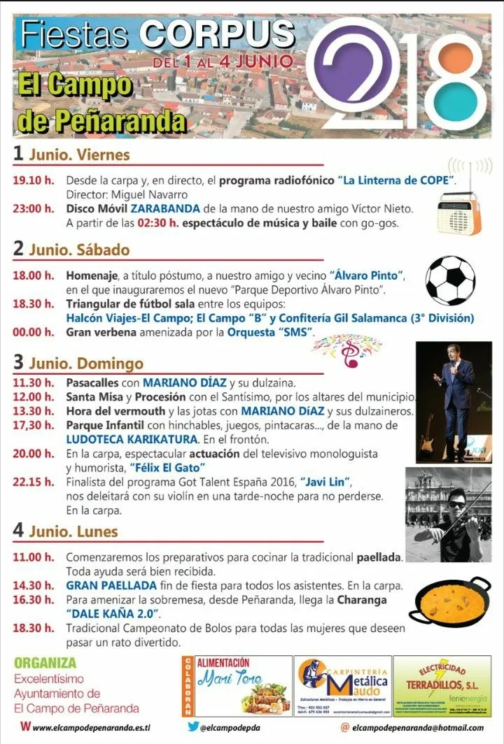 Foto 2 - Humor, m&uacute;sica y deporte animar&aacute;n las fiestas del Corpus