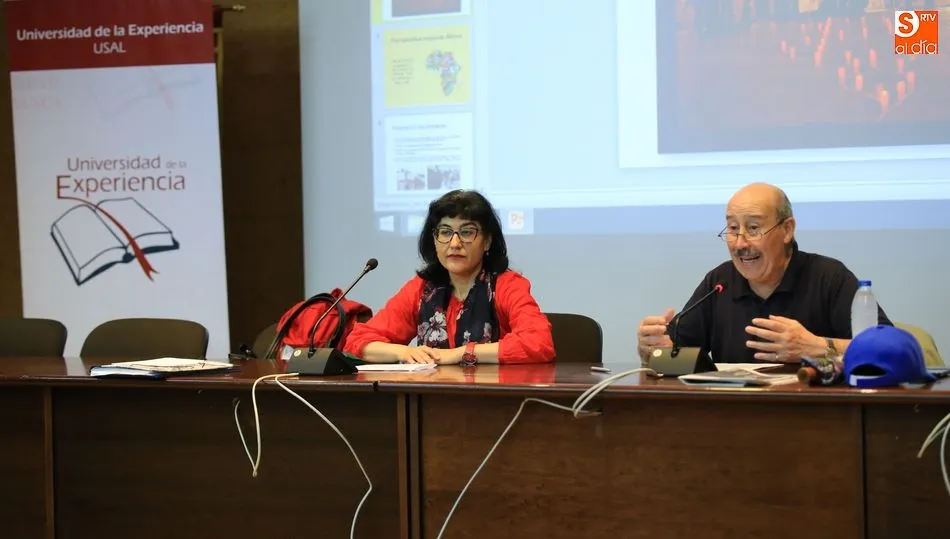 Momento de la conferencia impartida por Guillermo Castán Lanaspa / Foto: Alberto Martín