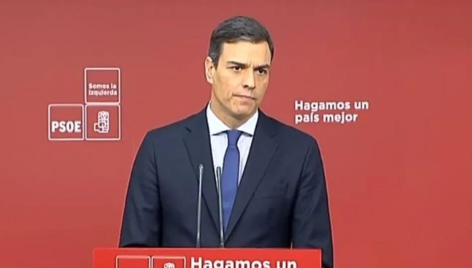 Pedro Sánchez, secretario general del PSOE