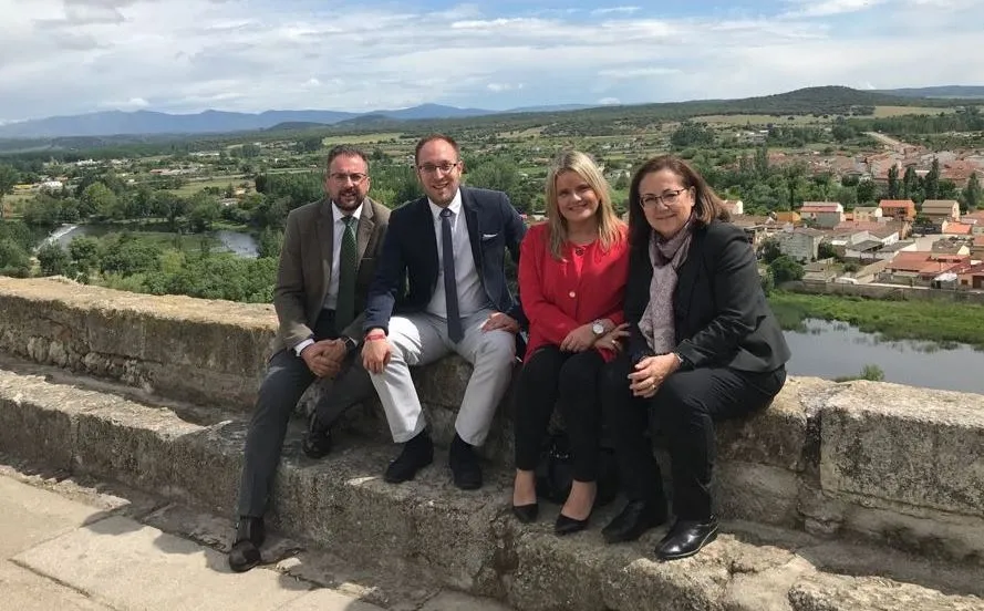 María del Mar Blanco visita Ciudad Rodrigo  