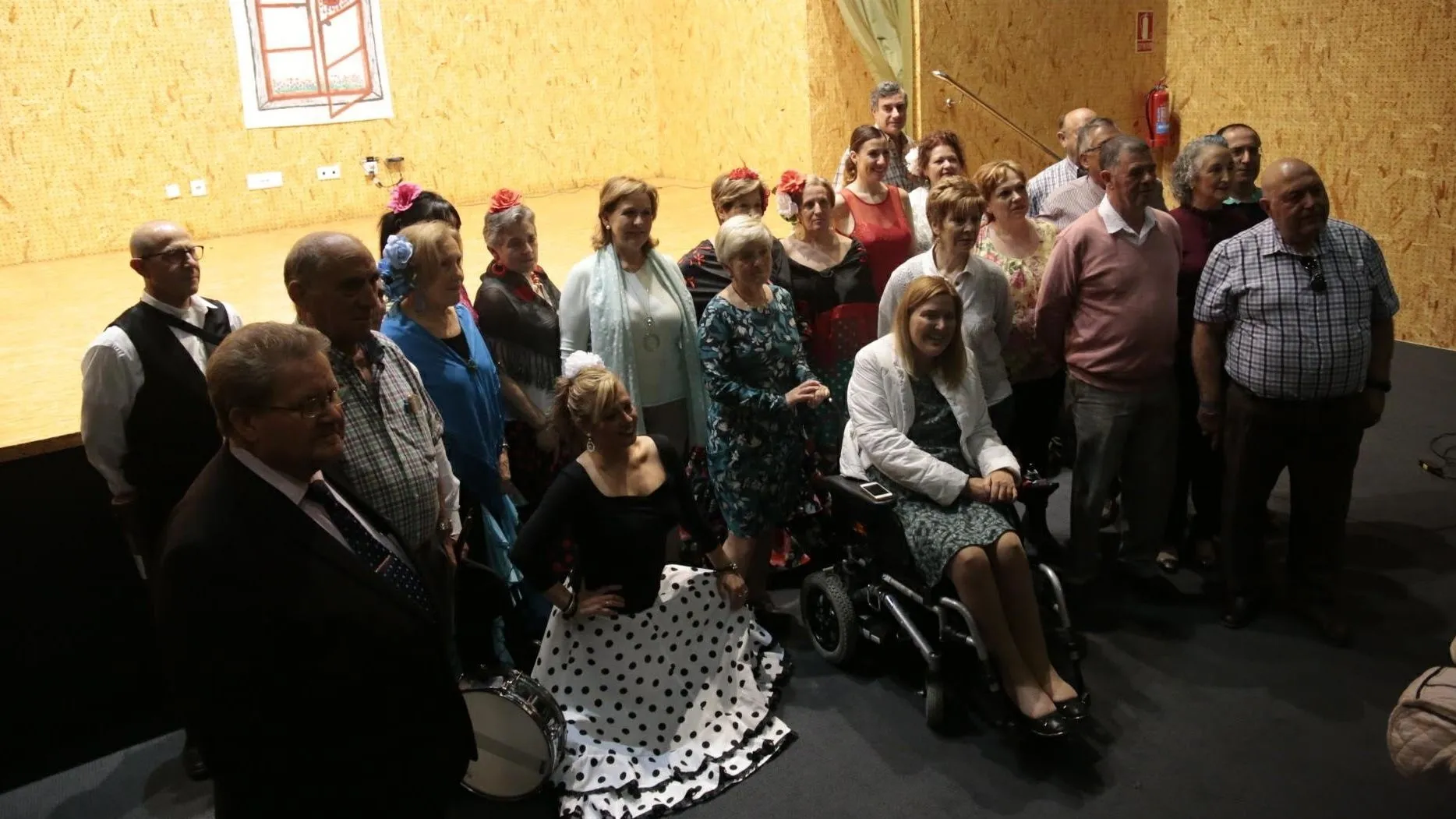 Organizadores y participantes, en el CMI Julián Sánchez El Charro. Fotos: Alejandro López