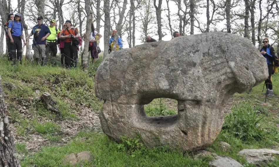 Imagen de la ruta por el Castro realizada el pasado domingo