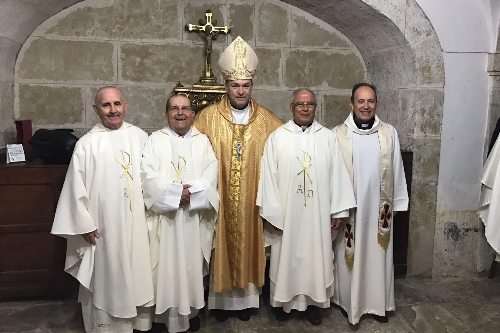 Guillermo Corral, Gabino Martín, Raúl Berzosa, Joaquín Galán y Tomás Muñoz Porras