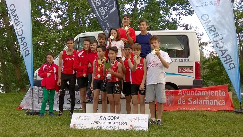 El Club Salamanca Canoe Kayak logró un apabullante primer puesto en la clasificación por clubes.