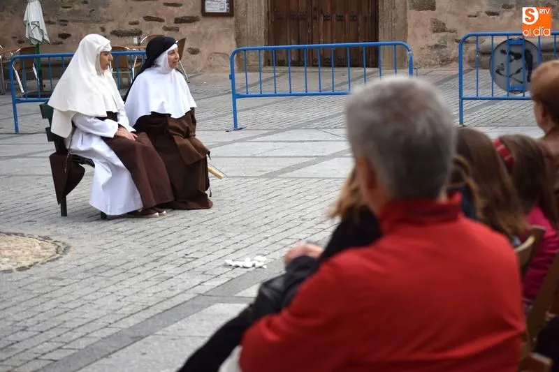 La Plaza de Santa Teresa se convirtió en un improvisado teatro