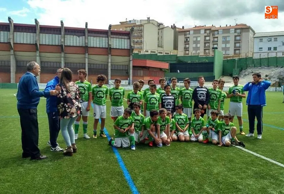 Los jugadores verdiblancos ganaron todos sus encuentros. Fotos: CD Guijuelo
