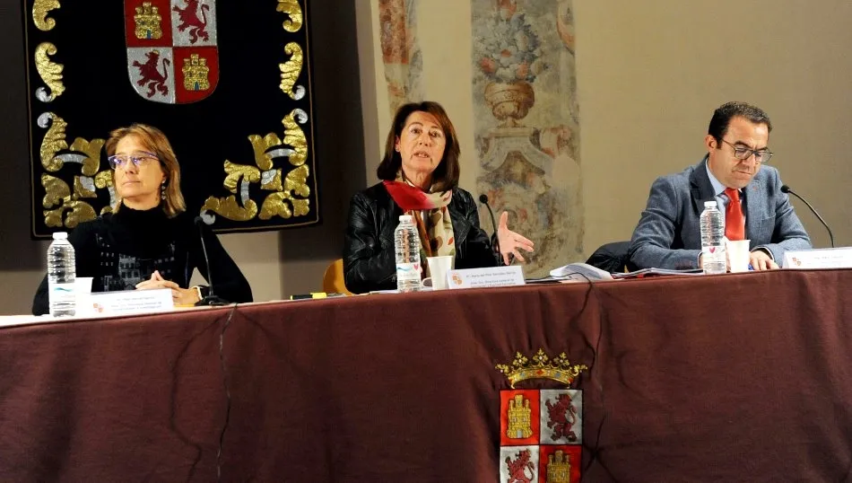 Los directores generales de Innovación y Equidad Educativa, Mª del Pilar González; Política Educativa Escolar, Ángel Miguel Vega, y Universidades e Investigación, Pilar Garcés