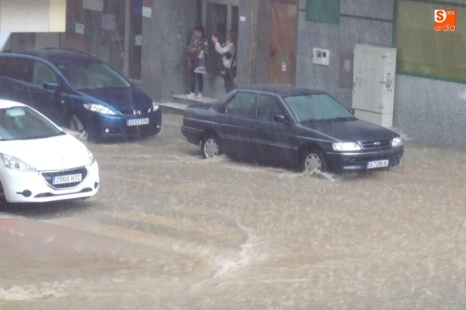 Foto 7 - La fuertes lluvias provocan inundaciones en algunas&nbsp;calles de Salamanca  