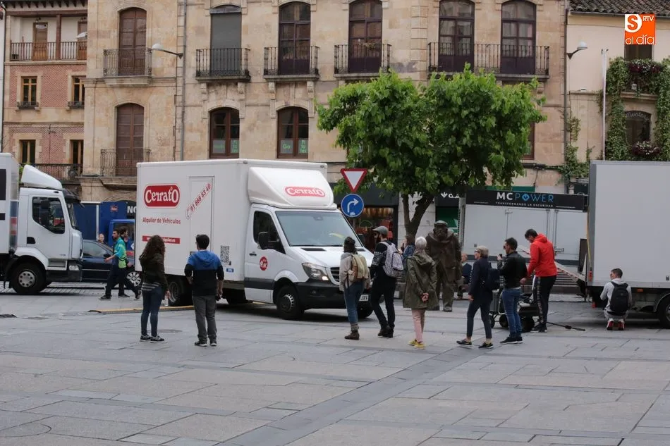 Foto 9 - Salamanca sigue su transformaci&oacute;n con el rodaje de la pel&iacute;cula de Amen&aacute;bar