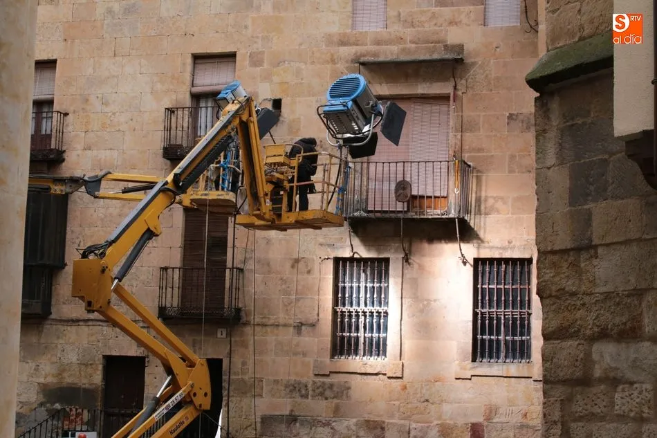 Foto 8 - Salamanca sigue su transformaci&oacute;n con el rodaje de la pel&iacute;cula de Amen&aacute;bar