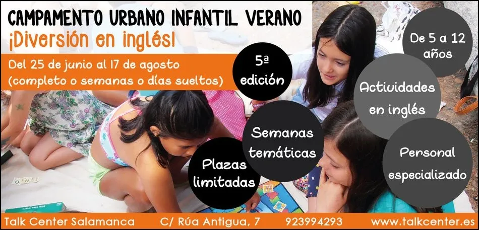 Foto 5 - El campamento urbano de ingl&eacute;s &lsquo;Talk Center Salamanca&rsquo; abrir&aacute; sus puertas un a&ntilde;o m&aacute;s&nbsp;  