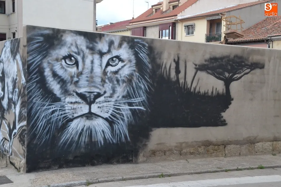 1Foto: Crece la selva en el misterioso graffiti callejero  