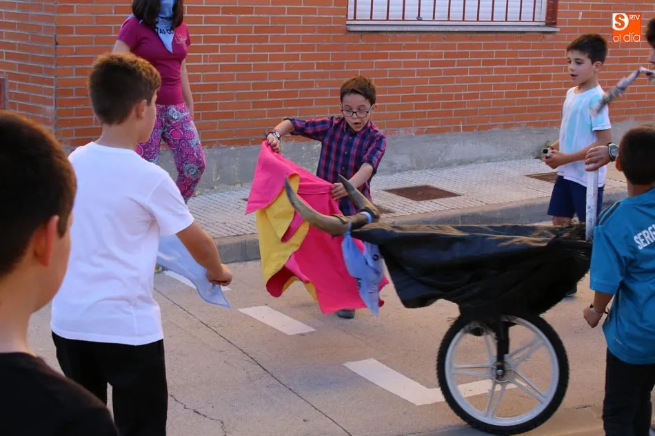 Foto 10 - El encierro infantil corona el s&aacute;bado de Corpus de Aldeatejada &nbsp;  