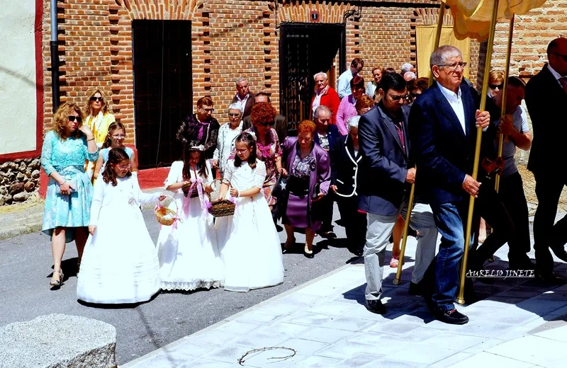 Foto 2 - Boveda del Rio Almar se vuelca en la celebraci&oacute;n del Corpus
