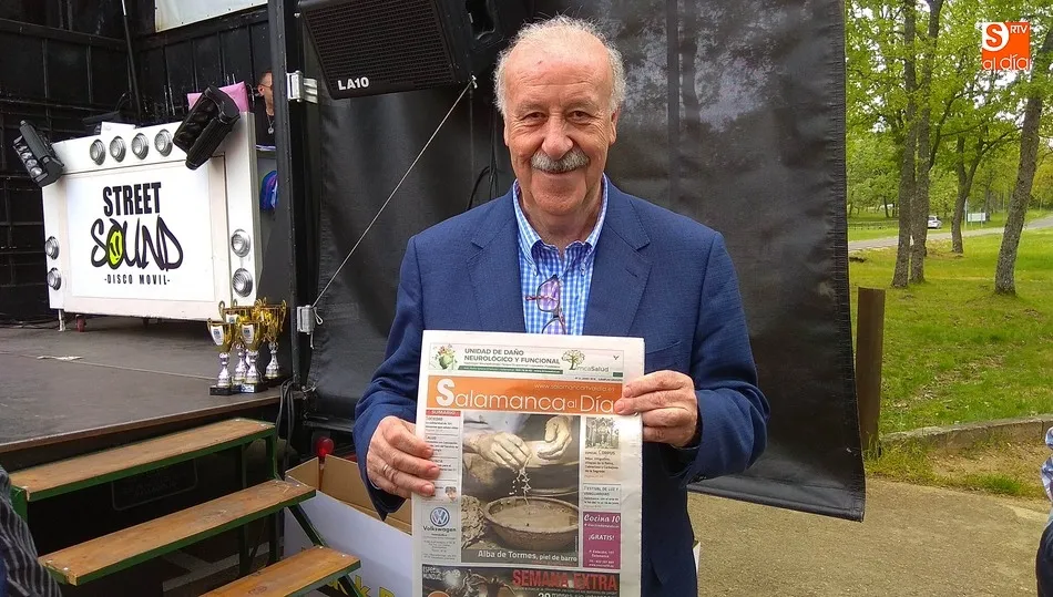 SALAMANCA AL DÍA ha sorprendido incluso al propio exseleccionador nacional, Vicente del Bosque / KIKO ROBLES